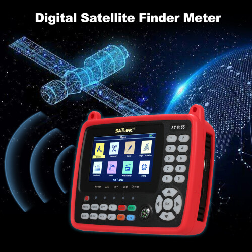Satellitenfinder DVB-S/S2/T/T2/C 4,3" LCD 1