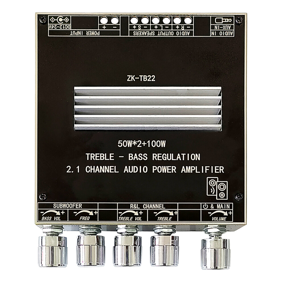 2.1 Channel Bluetooth Audio Amplifier Module Wireless Stepless Tuning 323163338460