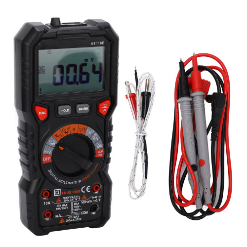 Digital-Multimeter-Auto-Ranging-AC-DC-Voltage-Resistance-Tester 2