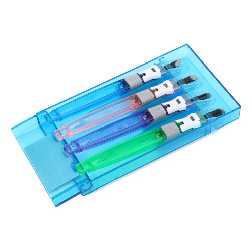 4Pcs Wood Chisel Set Alloy Steel Blades Plastic Handle 2