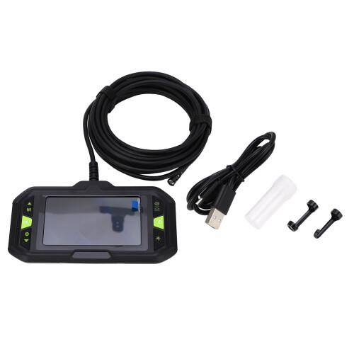 Endoscope 4.3in IPS HD Borescope 3 Lens IP67 Waterproof Pipe Camera