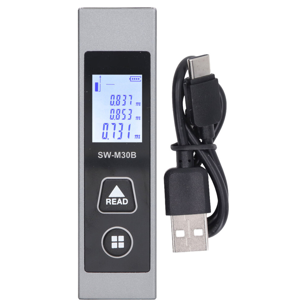 Laser Measure Distance Meter 30M Digital Display For Construction 323163340074
