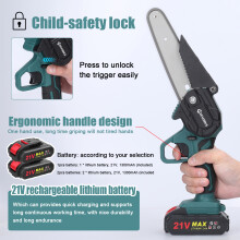 21V 6 Zoll Akku-Schere für Garten & Obstbaum