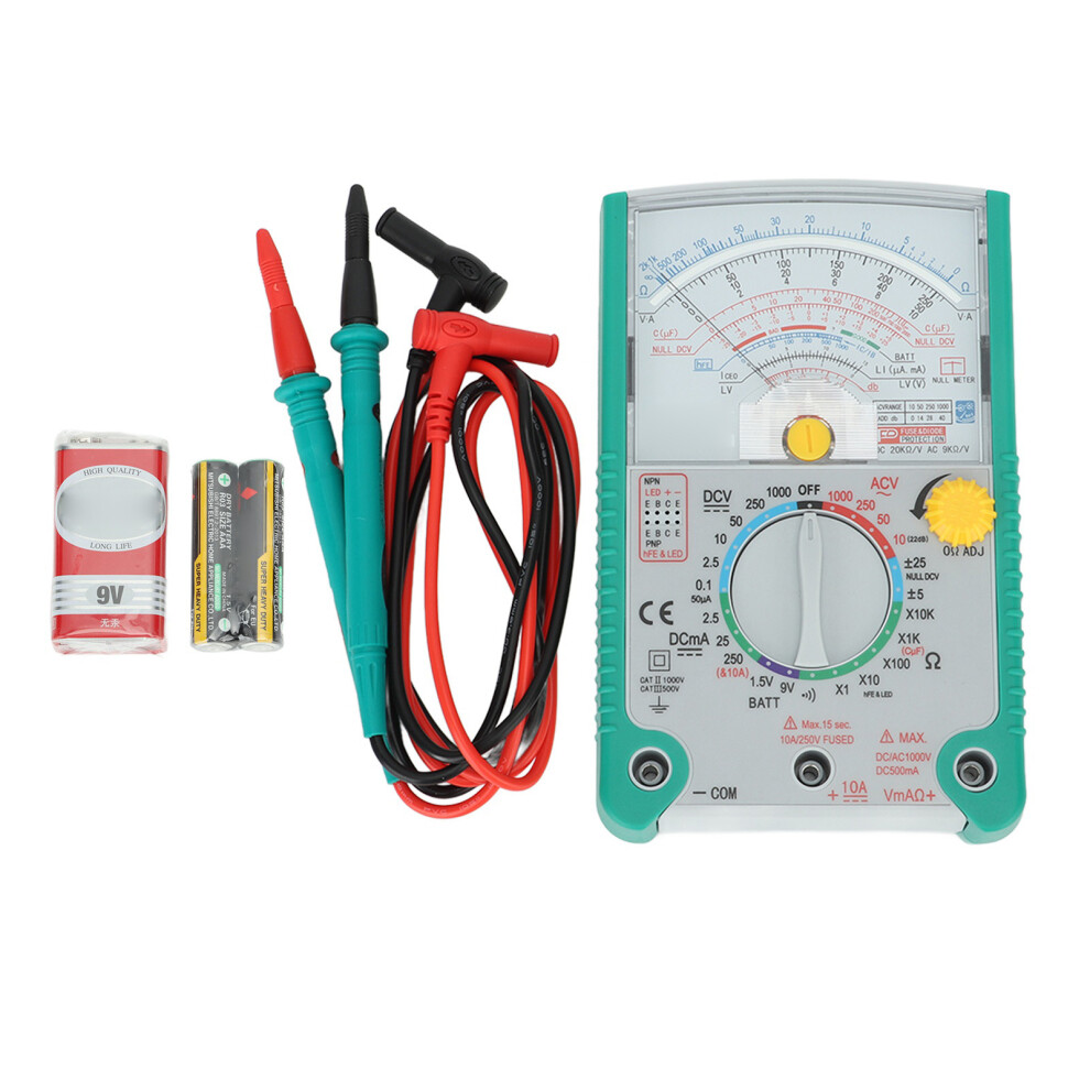 Pointer Multimeter Voltage Current Capacitance Tester For School Home 323163332307