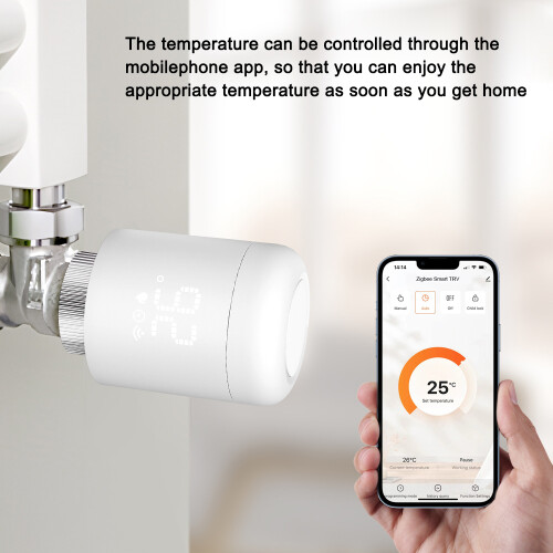 Tuya Zigbee Thermostatic Radiator Valve Smart App Control Alexa 2