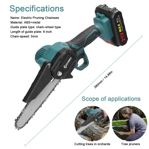 21V 6 Zoll Akku-Schere für Garten & Obstbaum 1