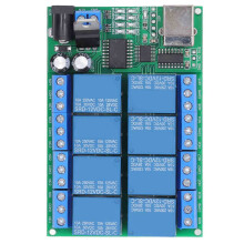 8-Kanal Relaismodul DC12V UART Serial PLC Motor Fernbedienung