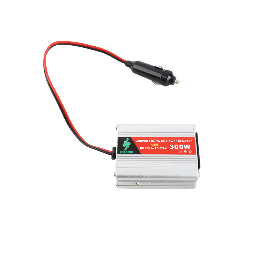 Portable Inverter 300W Dc12v To Ac220v Car Power Converter Usb 323163340975