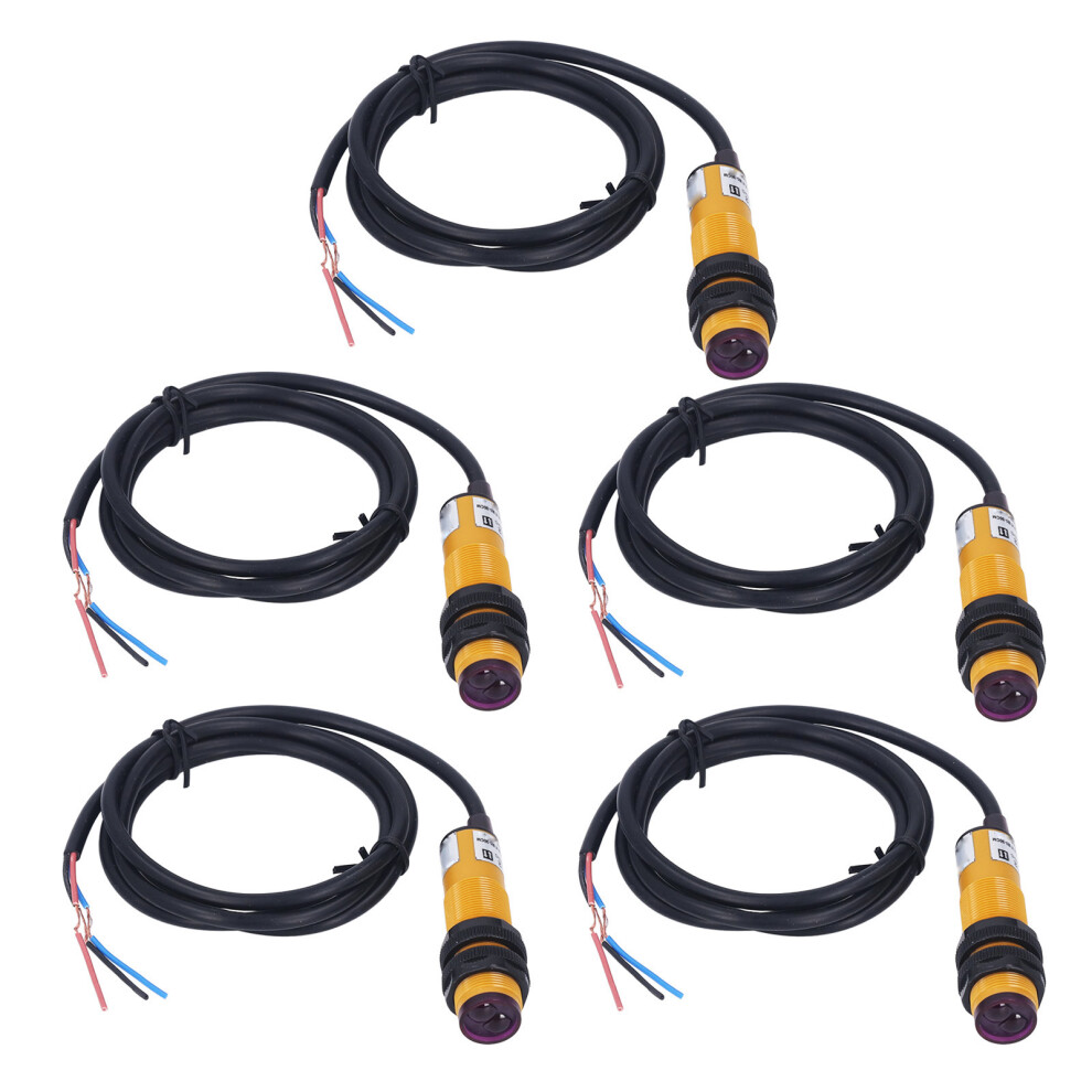 5 Pcs Infrared Photoelectric Switch Npn Nc 5-30Cm Sensing Dc10-36V 323163338811