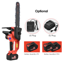 21V Brushless Mini Cordless Chainsaw 12-inch Rechargeable Pruner 6.0Ah