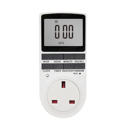 Digitale Zeitschaltuhr Steckdose LCD Energiespar
