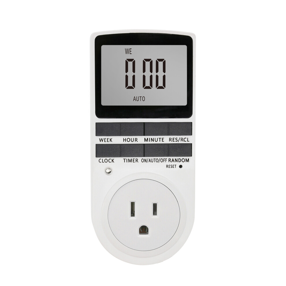 Digital Timer Switch Socket Lcd Display Programmable Energy Saving 323163341040