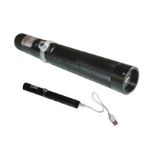 USB-Akku grüner Laserpointer Metallstift 3,7V