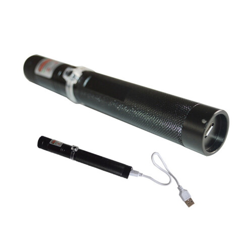 USB-Akku grüner Laserpointer Metallstift 3,7V
