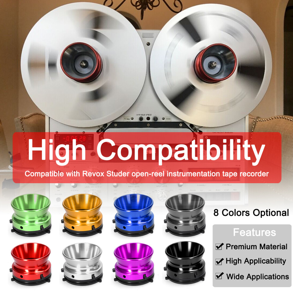 2PCS 10in Open Disk Recorder Aluminum Cup for Studer ReVox-image-OPC-PMBYYM6-NEW