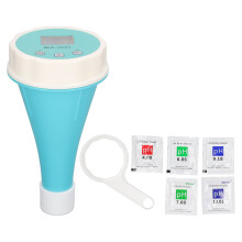 Bluetooth Pool Monitor 6-in-1 Water Tester PH CL EC TDS ORP Temp