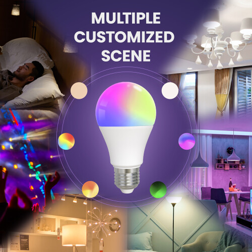 Tuya BT Smart Bulb E27 Adjustable Brightness Color with Alexa