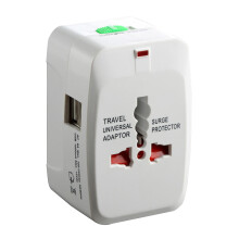 Universal-Reiseadapter-1500W-2-USB-Anschlüsse-Sicherer-Stecker