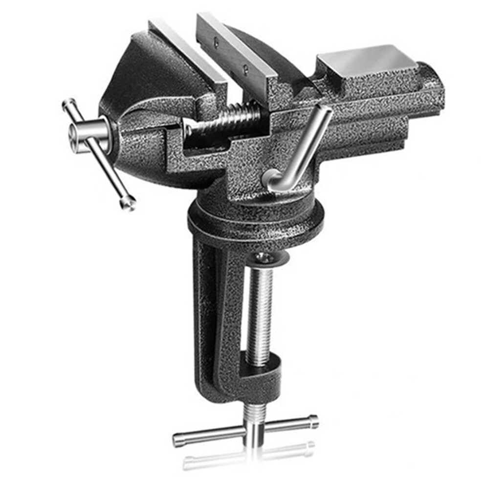 (50Mm / 1.97In Wide 1.6Kg / 3.53Lb Cast Steel) 360 Rotation Bench Vise 73Mm Opening Cast Steel Clamp 50Mm Wide 323163341309