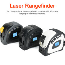 Laser-Messband 2in1 40M Digital LCD 5M Gelb Imperial