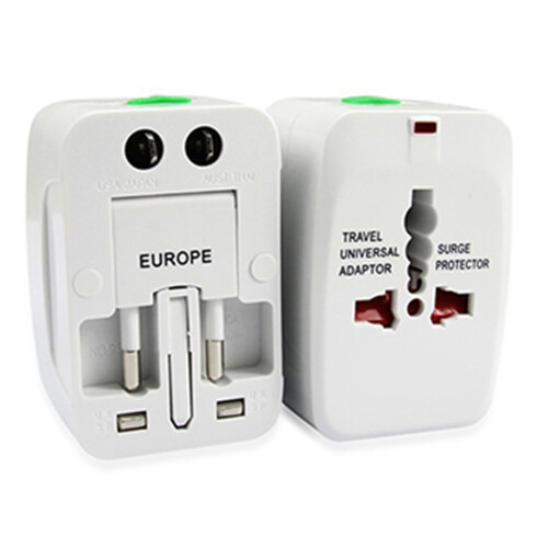 Universal-Reiseadapter-1500W-2-USB-Anschlüsse-Sicherer-Stecker 2