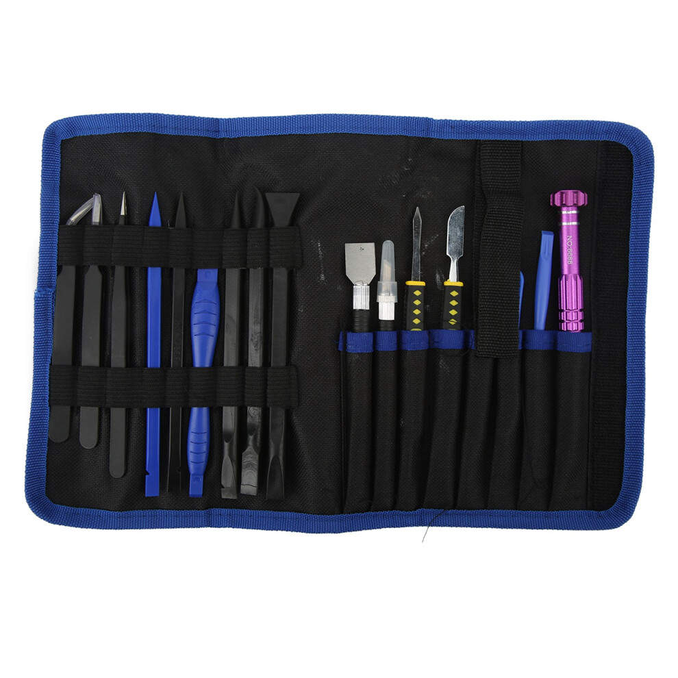 17Pcs Electronics Pry Tool Anti Static Spudger Tweezers 323163337876