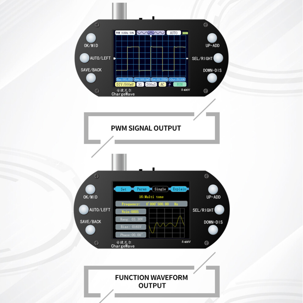 Handheld Oscilloscope 320X240 2.4Inch Tft 2.5Mhz 500Khz 323163342351