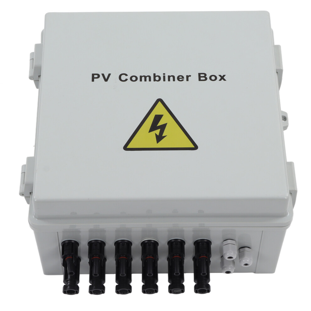 Pv Combiner Box 6 String Solar With 15A Fuse 100A Dc Breaker 10Awg 323163338132