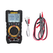 (Black) Multimeter Digital LED Großes Display Alarm Schwarz