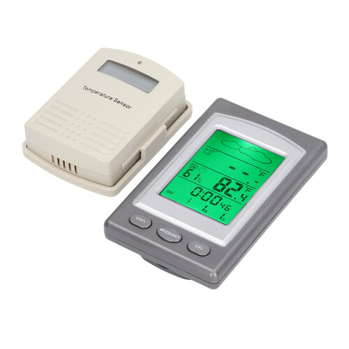 Drahtloses Thermometer Hygrometer LCD Digital 2