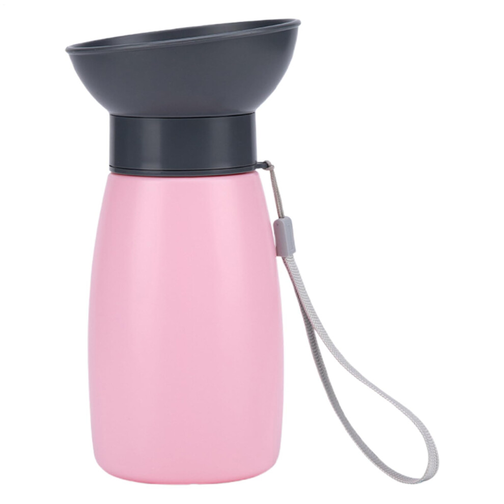 Portable Water Bottle 600 Ml For Dogs And Cats Leak-Proof Pet Drinking Container On The Go Pink Cat-Friendly-image-OPC-PMBYZBV-NEW