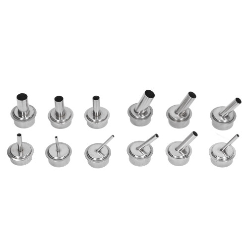 12x Universal Heißluftdüse Edelstahl Zubehör 1