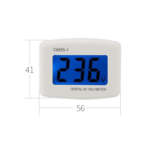 Steckernetzteil-LCD-Voltmeter 80-300V für 110V/220V 1