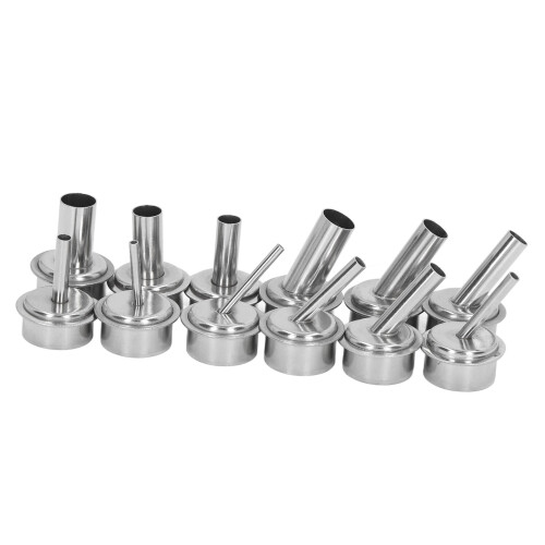 12x Universal Heißluftdüse Edelstahl Zubehör 2