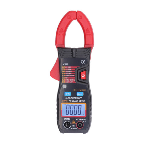 Digitaler Clampmeter AC/DC Auto-Ranging Multimeter 1V-600V 1