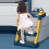 Foldable Potty Training Seat with Step Stool 2-Level Adjustable Height 4