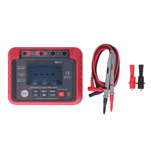 Digitaler Ohmmeter mit LCD-Anzeige, Widerstands- und Megohm-Messung 2