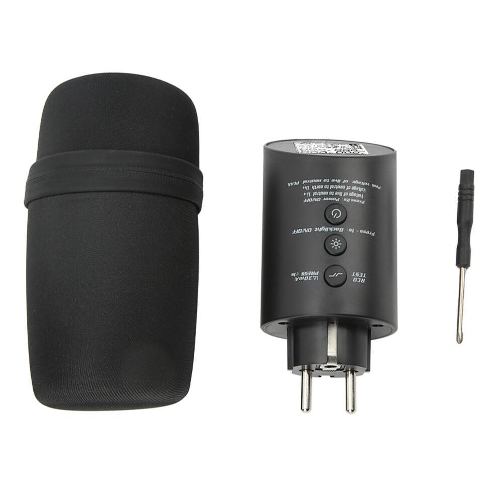 Outlet Tester Voltage Tester Socket Leakage Lcd Display 323163337722