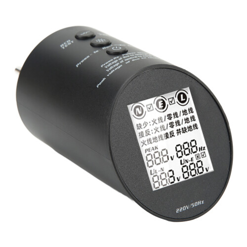 Outlet Tester Voltage Tester Socket Leakage LCD Display 1
