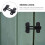 2Pcs Creative Door Lock Premium Fence Security Lock 10