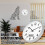 Silent LCD Digital Wall Clock with Date & Temp 3