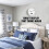 Silent LCD Digital Wall Clock with Date & Temp 8