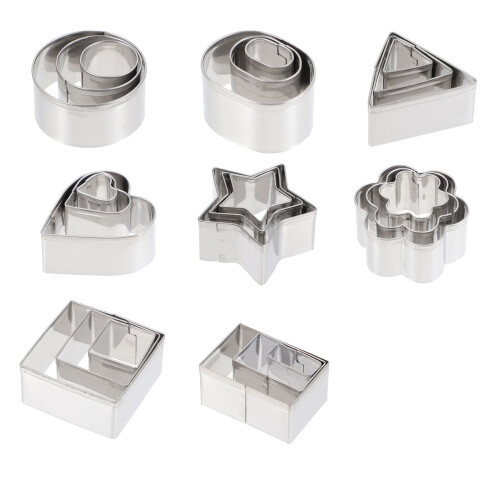 1 Set Süßigkeiten Kuchenformen Cookie Backformen 2