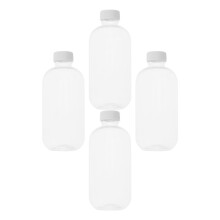 4Stk Leere Perlenflaschen Aus Kunststoff Zum Verpacken Lagern