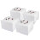 4Stk Kuchenboxen Cupcake Verpackungsboxen 9