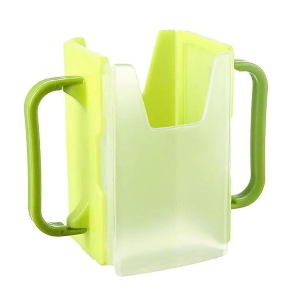 Milk Carton Holder With Handle For Juice Boxes And Pouches Travel Reusable Drinking Bottle For Toddlers Green