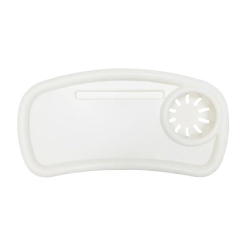 Multifunctional Child Tray For Strollers, Enhanced Capacity, Secure Attachment, Travel-Ready For Parents White