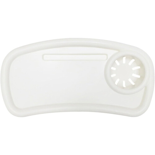 Multifunctional Child Tray For Strollers, Enhanced Capacity, Secure Attachment, Travel-Ready For Parents White 2