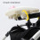 Multifunctional Child Tray For Strollers, Enhanced Capacity, Secure Attachment, Travel-Ready For Parents White 4