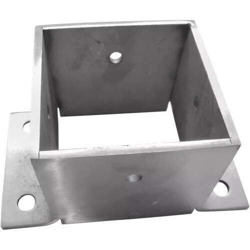 Stainless Steel Post Base Bracket Heavy-Duty Decks, Pergolas, And Railings Support For Secure Anchoring Solution 2